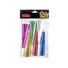 Party Horns - 6 Piece assorted